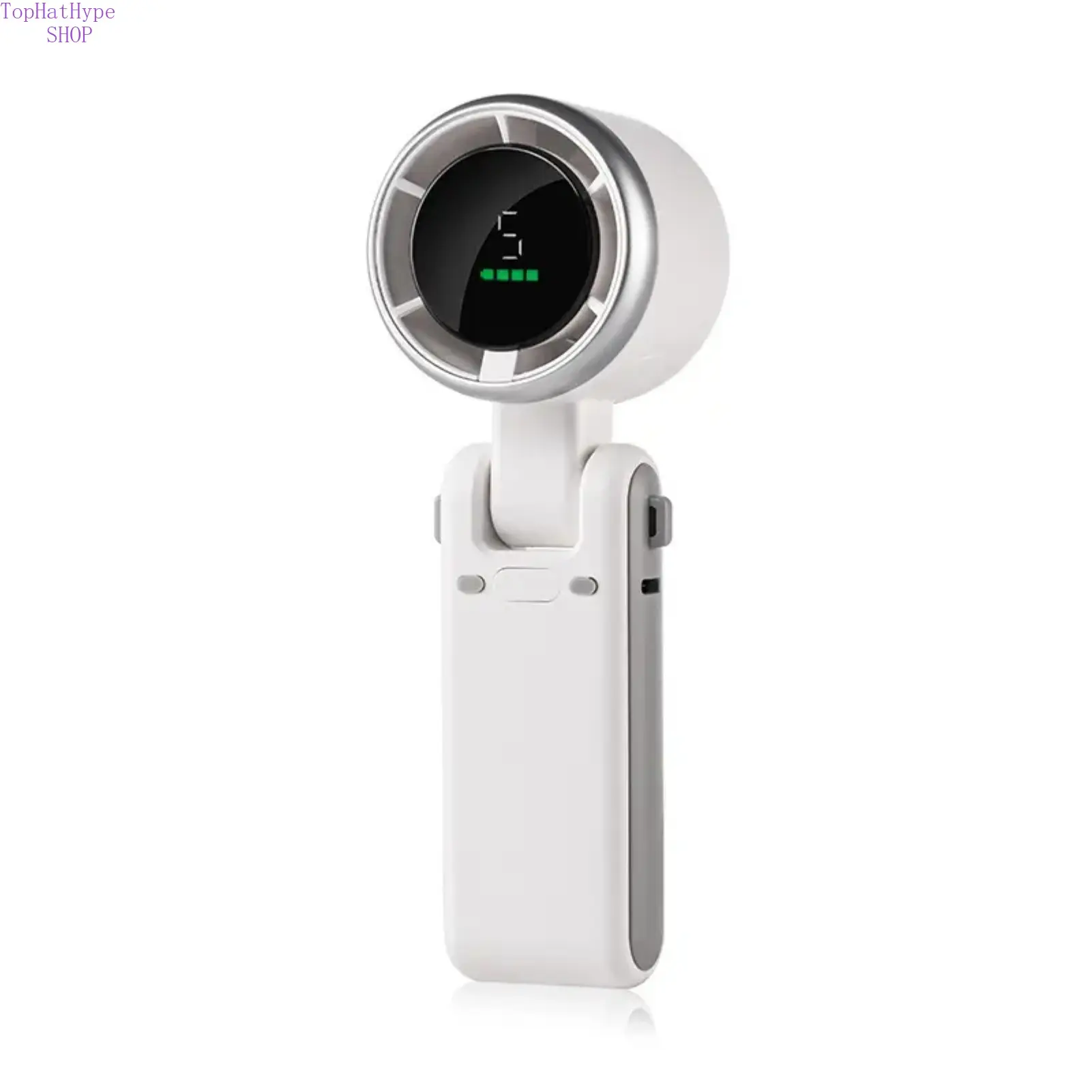 High speed handheld small fan turbo fan portable usb charging neck folding electric fan