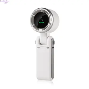High speed handheld small fan turbo fan portable usb charging neck folding electric fan
