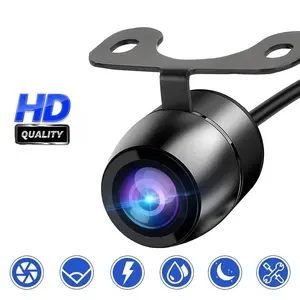 Backup Camera Car Rear View HD Camera Universal - Wide Angle Night Vision For Monitor Display MP5 Reversing Parking SUV Vehicles Pickup Camper Tractor Van Truck RV etc, Without Battery