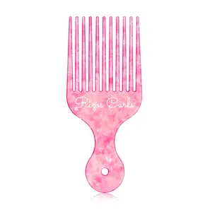 Rizos Curls Hair Pick Comb - Durable, Heatless Haircare Tool for Stylish and Easy Application