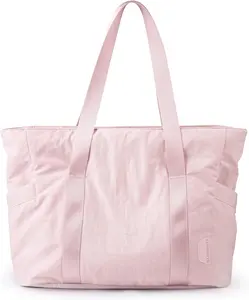 Tote Bag for Women, Tote Bag with Zipper Work Tote with Compartments Nurse Shoulder Hanbag for Travel, Gym