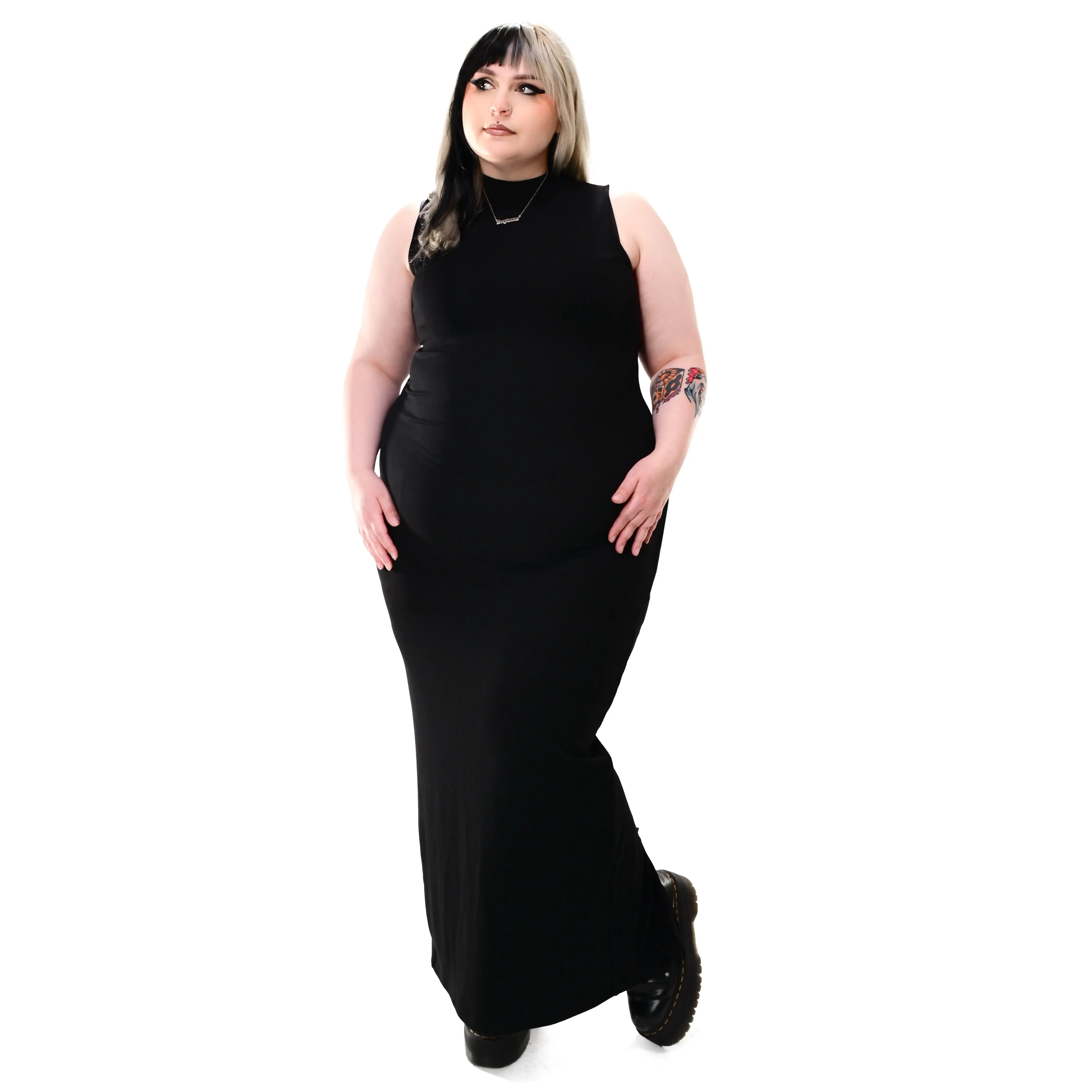 Claire High Neck Maxi Dress - XL/3XL/4XL left!