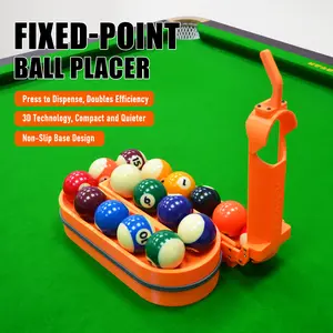 Billiards & Snooker Training Rack, 3D Printed Pool Ball Rack with Perfect Alignment, Holds 16 Balls, Portable Practice Tool for Pool Table Accessories, Includes Screwdriver & Rubber Bands