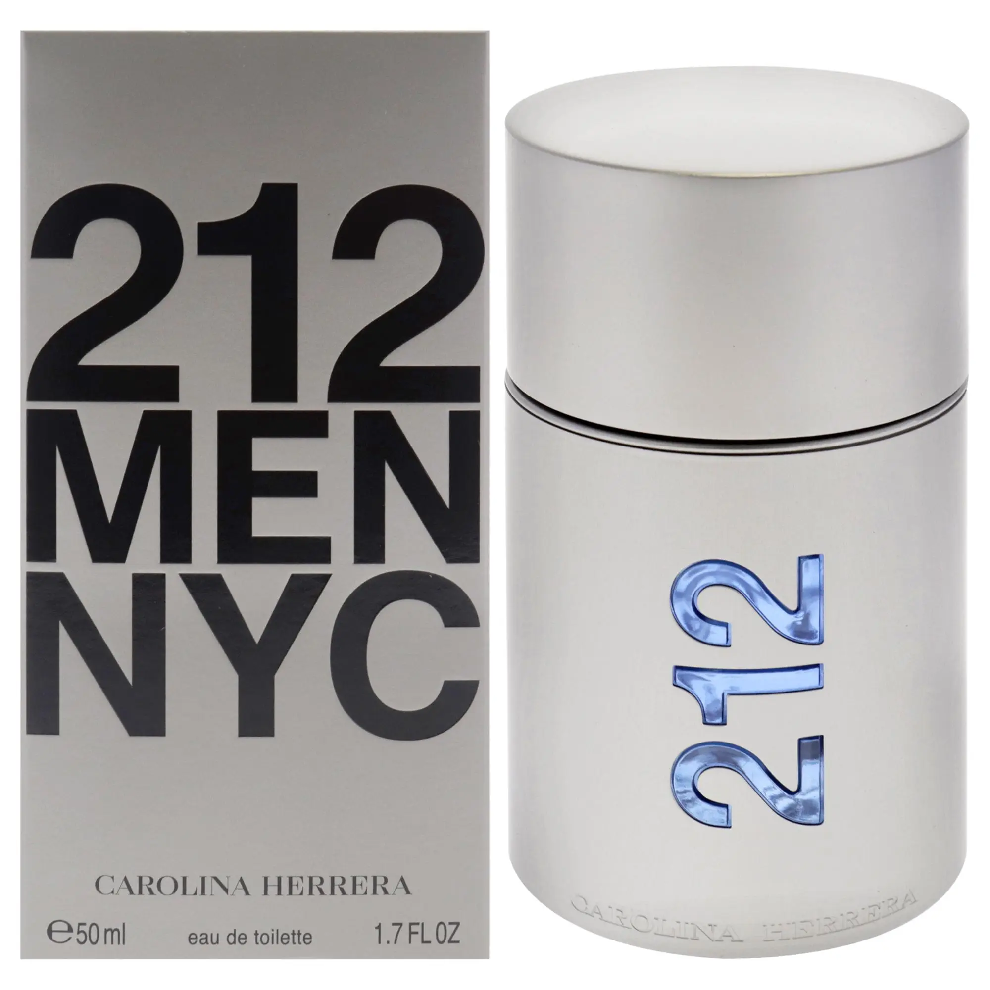 212 Eau De Toilette Spray Unisex Fragrance, 50ml Bottle, Daily Wear for Men with Urban Vibe, New