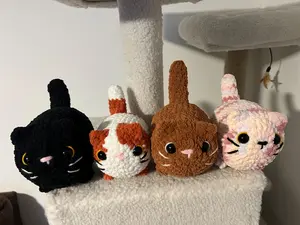 Crochet Chunky Loaf Cat Plushie