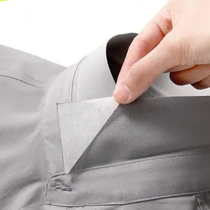 30pcs Collar Setting Stickers,  Shirt Shirt Neckline Brace, Anti-wrinkle Setting Natural Bracing Not Warping Angle Invisible PVC Triangle Stickers For Men