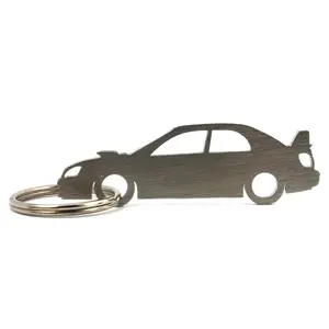 Impreza WRX STI GD Silhouette Keychain