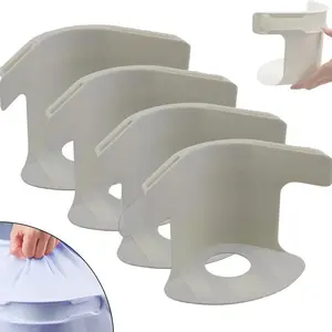 4pcs Bed Sheet Holders with Locking Clips, Corner Fitted for Standard Mattress Sizes, Lock Sheet Holders Keep Sheets Tight, Heavy Duty Bed Sheet Corner Fixing Device, Durable Bedding Accessories, Valentine's Day Gifts, St. Patrick's Day