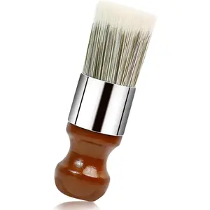 Horse Hair Brush for Leather and Furniture Salve - Durable Wax Brushing Tool with Comfortable Handle for Home Leather Cleaning