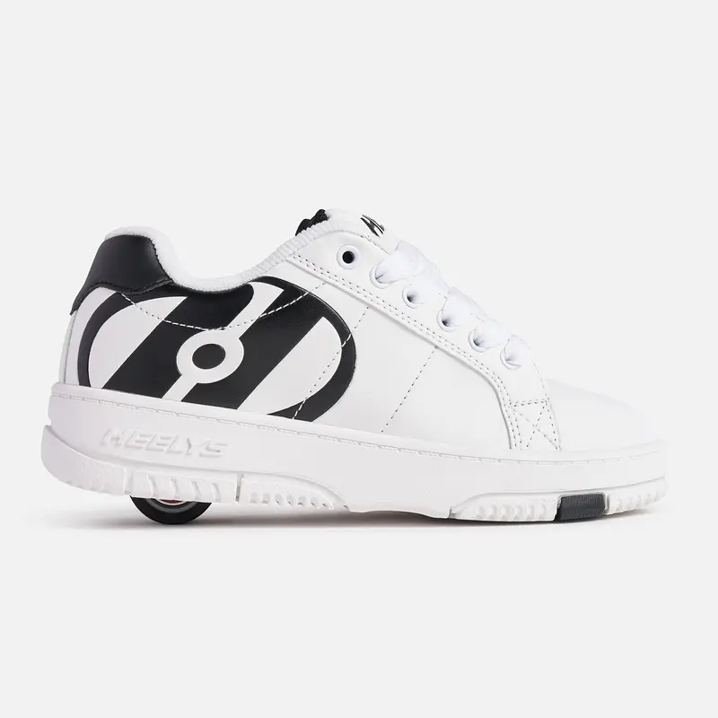 Heelys Kolect – Chunky Skater Shoe with Padded Tongue & Collar | Black and White 