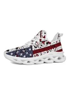 Unisex Vibrant Tie-Dye Print Athletic Sneakers, Breathable Mesh Soft Sole, Breathable Anti-Slip Durable, Daily Wear Jogging