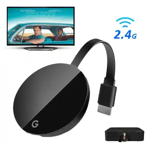 Wireless HDMI Transmitter and Receiver, Casting Media Video/Audio/File HDMI Wireless Extender 2.4G Kit for Laptop, Camera, Cable Box, Gaming, Phone to Monitor, Projector