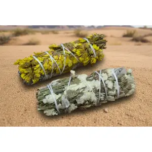 SoCal White + Yellow Sinuata Sage Smudge Bundle | Set of 2 Bundles