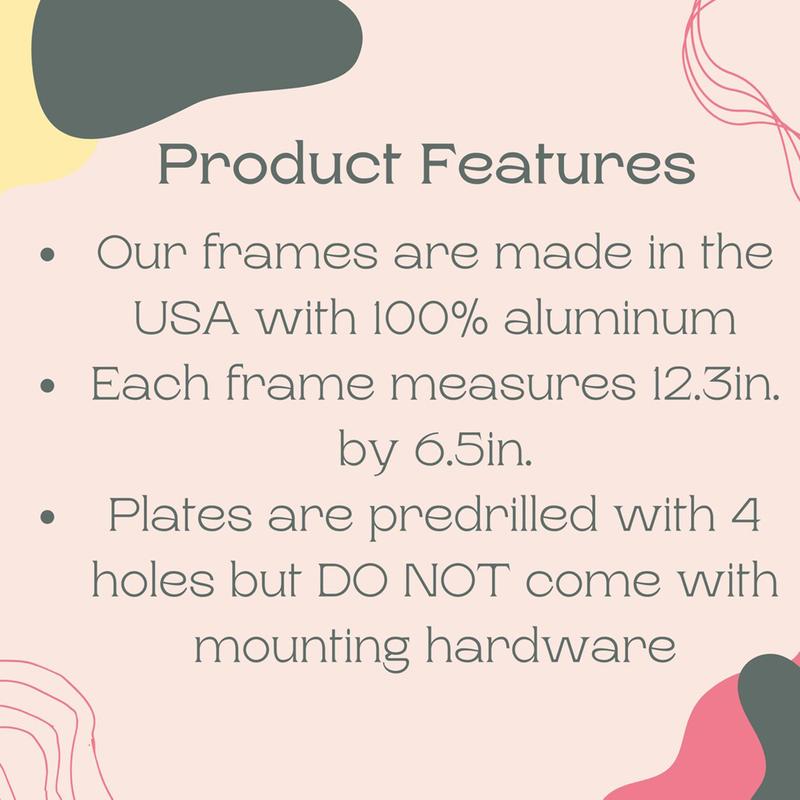 Gojo License Plate Frame, Otaku Car Accessory – Unique Anime Tag Made of High-Quality Metal