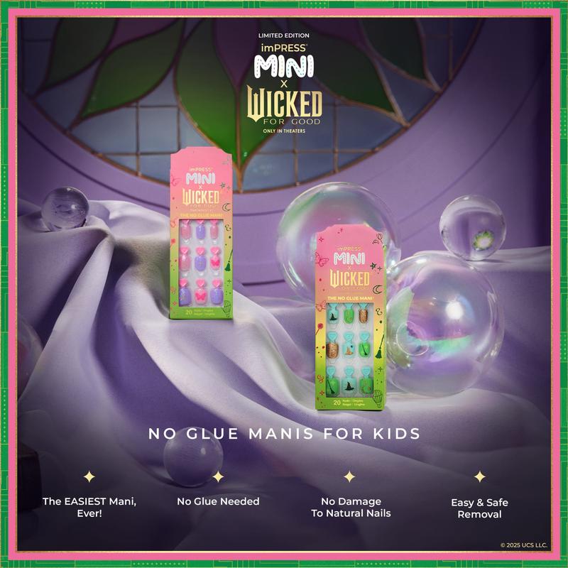 imPRESS MINI X WICKED: FOR GOOD Press On No Glue Nails | Good News!
