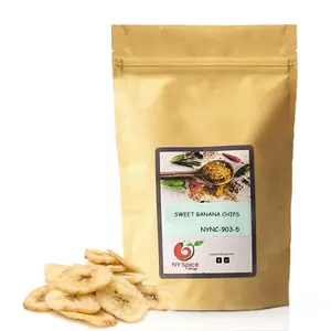 NY Spice Shop Sweet Banana Chips  -  Dried Banana Chips - Healthy Snack Fruit Dry Natural - Keto Friendly Snacking