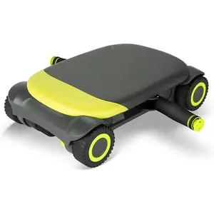 Ab Roller Board with 4 Wheels, Automatic Rebound Abdominal Wheel for Core Workout, Ab Exercise Equipment, Abdominal Exerciser, Heroboard Fitness Rolling Board with Knee Pad