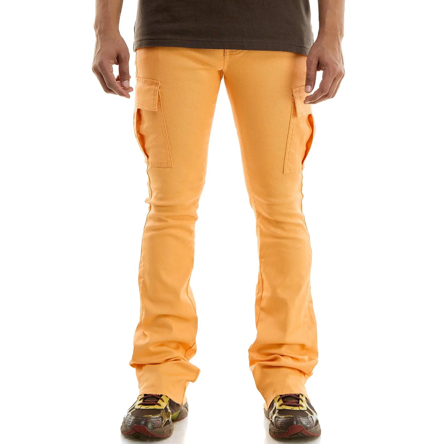 KNB3291 Orange | KDNK Bold Orange Skinny Stretch Jeans