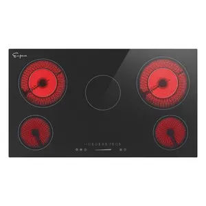 Empava 36 Inch Black Electric Radiant Cooktop Empava 36 Inch Black Electric Radiant Cooktop