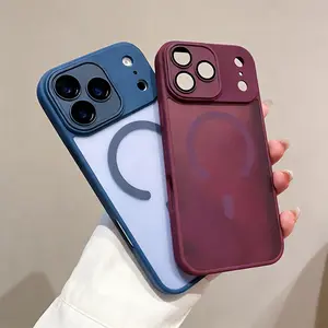 Lens Protector  Wireless Charging Compatible Aesthetic Exquisite Slim Soft Skin Touch Magnetic For Phone 17 16 15 14 13 12 11 PROMAX Shockproof Anti-Scratch Shockproof Protective Cover case iphone