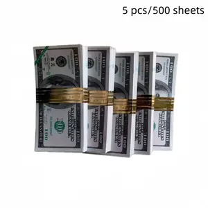 5pcs 100 Sheets Paper Money for Burning, Funeral Supplies, Ancestral Worship, Fire Offering Papers, Traditional Burial Items