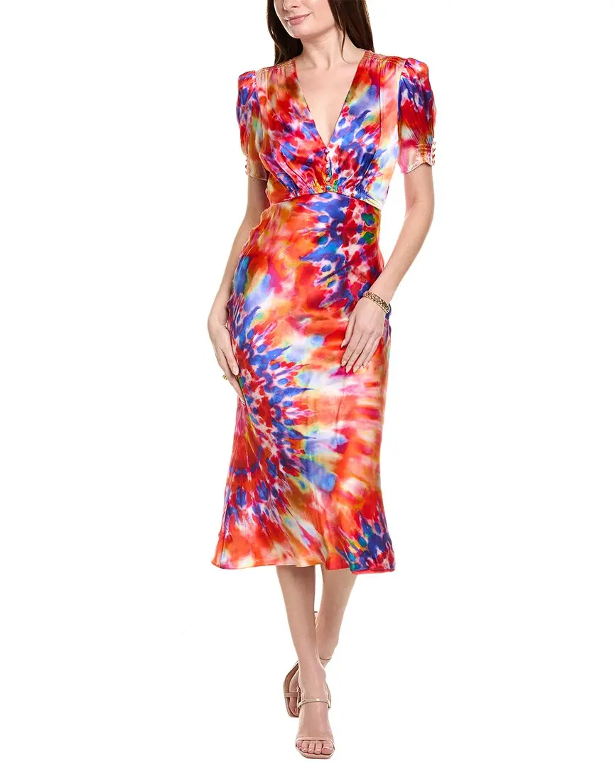 SALONI Silk Maxi Dress