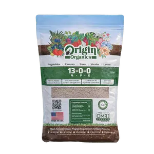 Origin 13-0-0 OMRI Organic Nitrogen Fertilizer — Slow Release for Lawns & Gardens