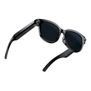 AI Intelligent Glasses With Camera Supporting Translation, AI Intelligent Voice Assistant, 200W HD Camera Photography, Video Recording, Music Control, Wireless Call, Recording Function, Automatic LED Flash, AI Intelligent Object Recognition, 290mAh Batter