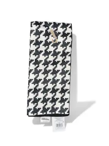 Black & White Houndstooth Kitchen Hand Towel – Target