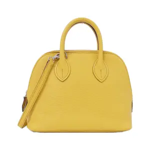 Pre-owned HERMÈS Calfskin Shoulder Bags Hermes Bolide1923 Mini Chevre Shoulder Bag