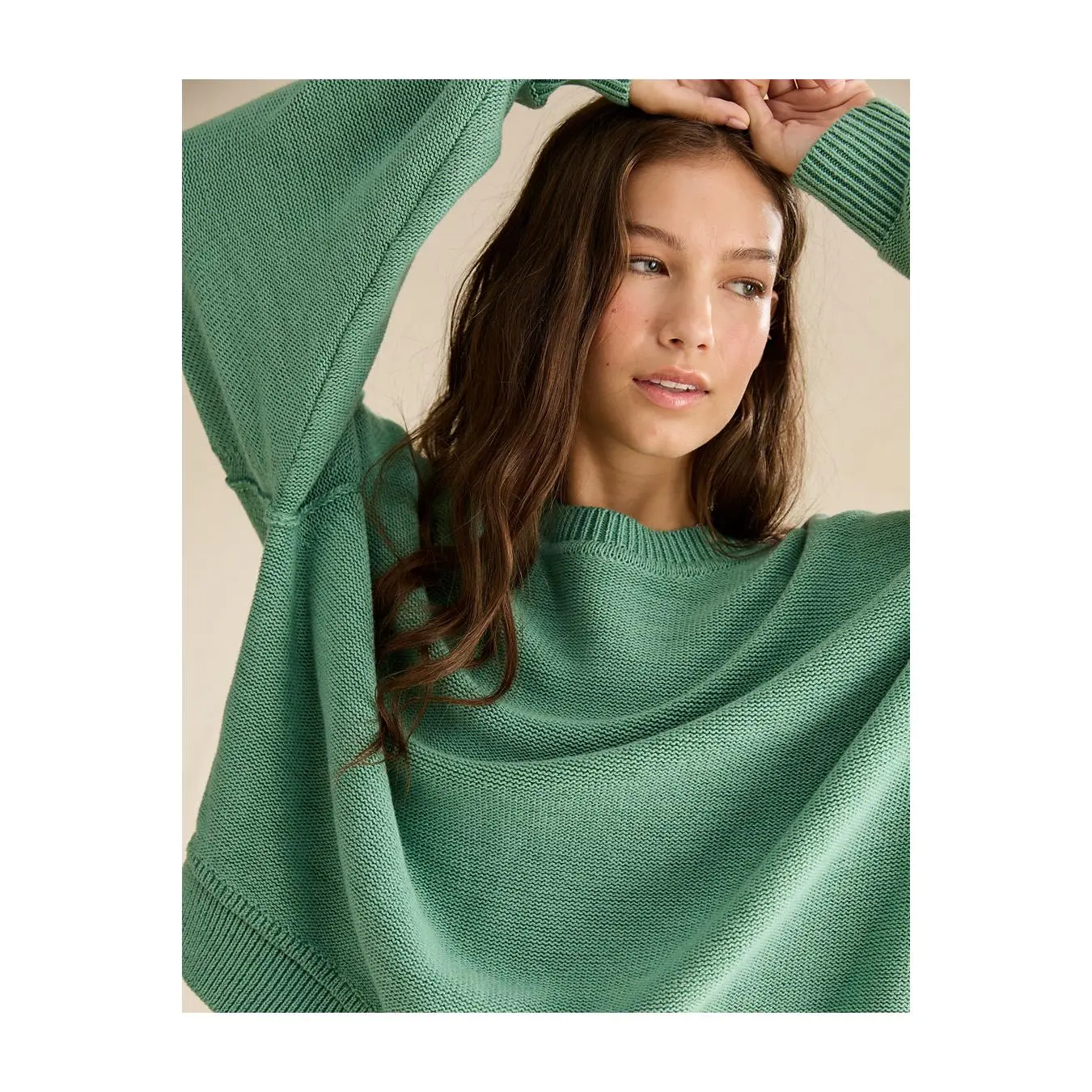AE Oversized Crew Neck Sweater