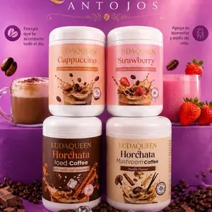 Coffee Strawberry / Coffee capuchino / Coffee horchata / horchata, hongos Coffee 4 packages