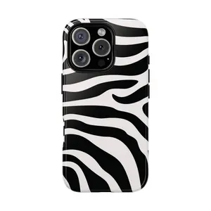 Black And White Zebra Phone Case For Iphone 16 15 14 13 12 11 X