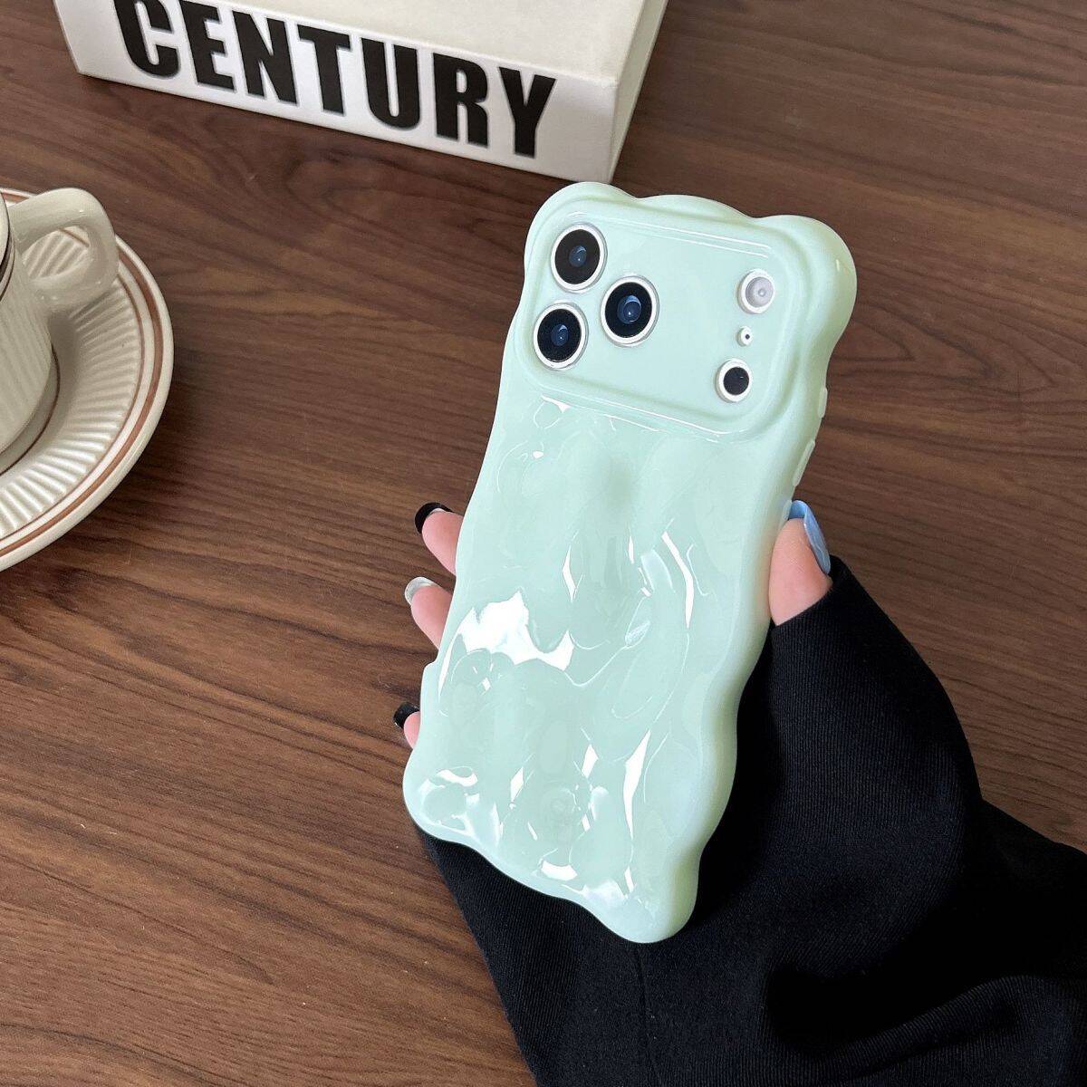 3D Water Ripple Phone Case, Cute Silver Wave Aesthetic Cover, Glossy Soft Shockproof Protective Case, Unique 3D Textured Shell Design, Fashion Pretty Phone Cover for Women Girls, Perfect Gift for Her, Compatible with iPhone 17 16 15 14 13 Pro Max Plus Air 3D Water Ripple Phone Case, Cute Silver Wave Aesthetic Cover, Glossy Soft Shockproof Protective Case, Unique 3D Textured Shell Design, Fashion Pretty Phone Cover for Women Girls, Perfect Gift for Her, Compatible with iPhone 17 16 15 14 13 Pro Max Plus Air