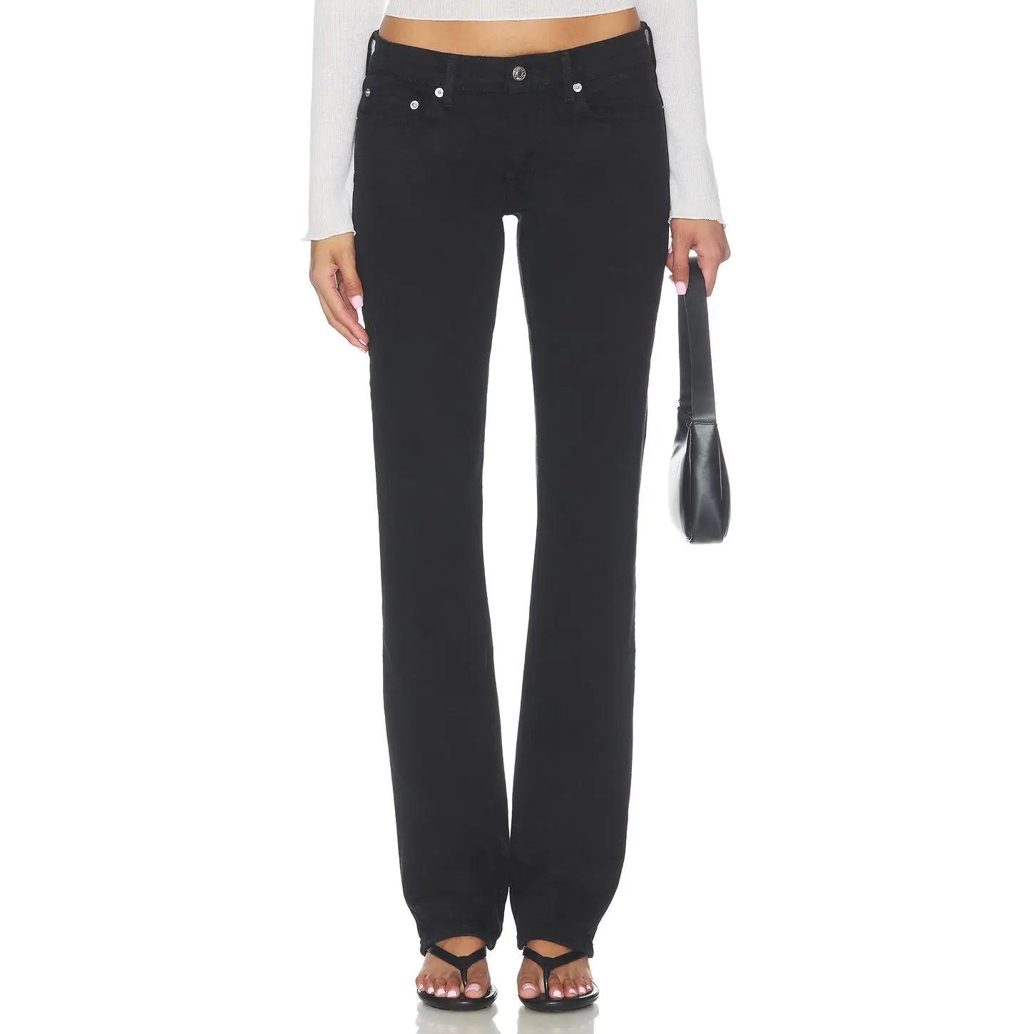 RE/DONE The Lean Straight Leg Jeans in Midnight Drive