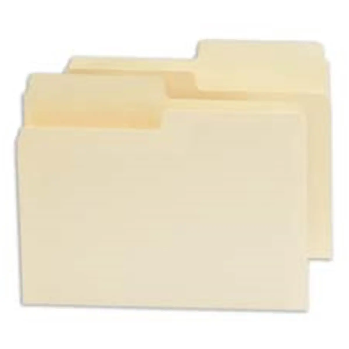 Smead Manufacturing Company SMD10301 SuperTab Folders- Letter- .33 Cut Tab- 1-Ply- 11pt- Manila