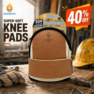COCO RUTA USA SuperSoft Leatherhead Kneepads - (Large Size / Bagged in Pairs)