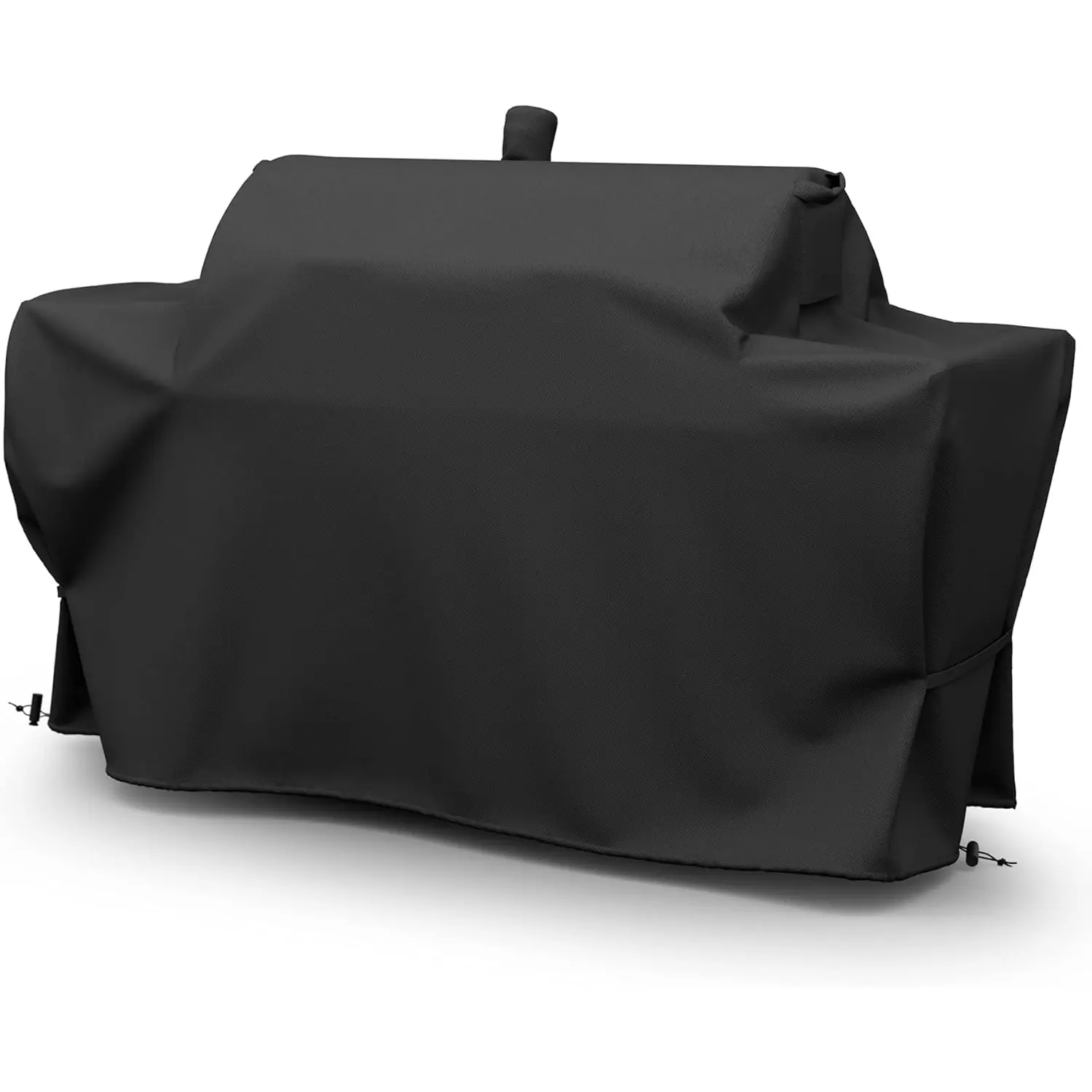 SHINESTAR 600D Fabric Grill Cover for Oklahoma Joe Longhorn Combo Smoker, Heavy Duty PVC-Coated BBQ Cover with Cleaning Function, Fade-Resistant, Rip-Resistant, All-Weather Protection, Fits Perfectly
