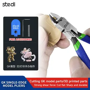 Stedi  Single Blade Nipper GK Model Pliers with Free Accessories for 3D Printed Parts Strong Shear Force Sharp