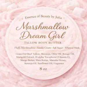 Marshmallow Dream Girl Tallow Body Butter Marshmallow Dream Girl Tallow Body Butter