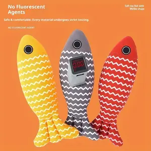 3-Pack Cat Fish Toys, Plush Fabric Small Fish for Cats, Handmade Chew Toys for Pet Cats, Interactive Feline Playtime