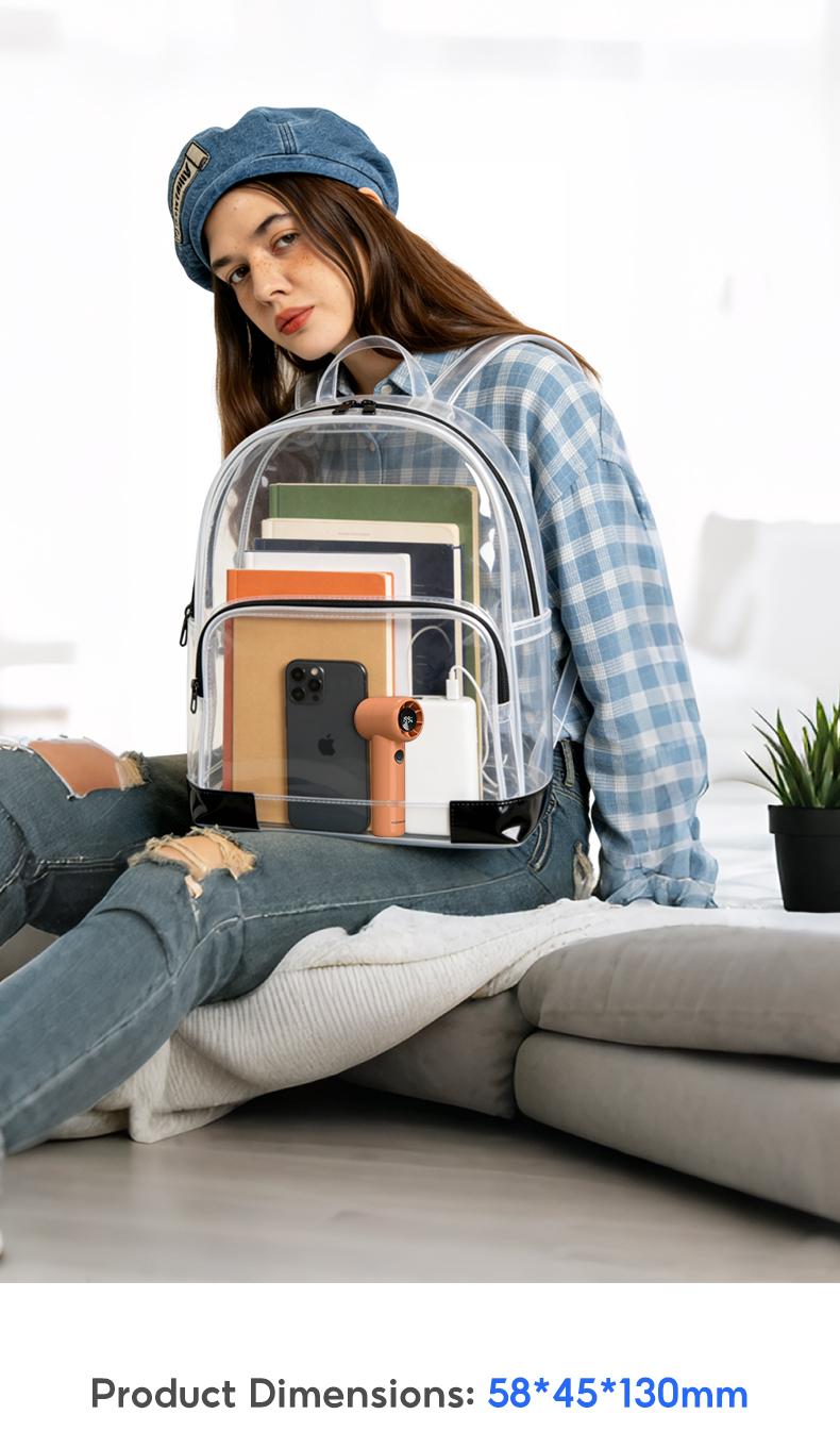 Yodevoe Mini portable handheld fan, rechargeable 3000mAh battery, 100 fan speeds, USB powered, suitable for travel, office, and personal use - Protective