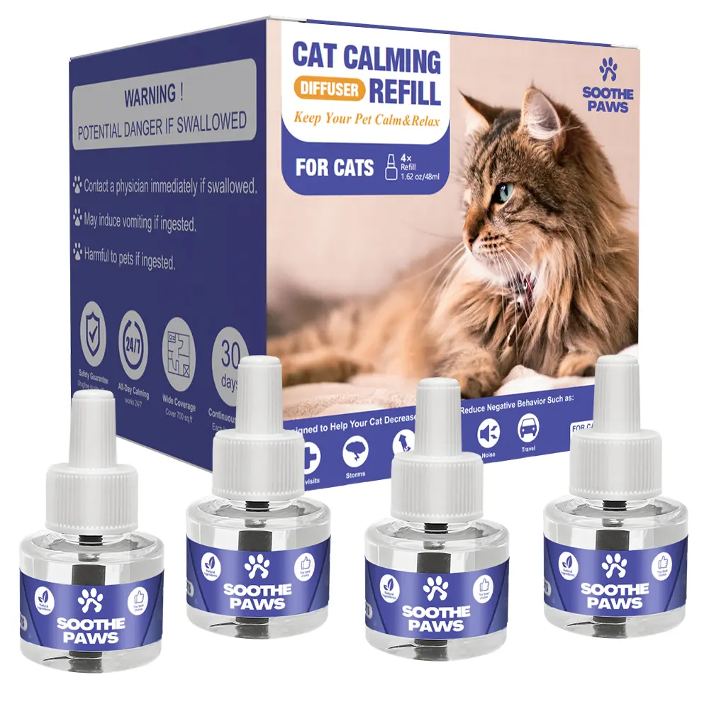 4 Pack | SoothePaws Cat Calming Refills (120d)