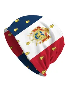 1 PC Hat Imperial Standard of Napoléon III Outdoor Caps For Men Women Skullies Ski Caps Soft Bonnet Hats Christmas Halloween
