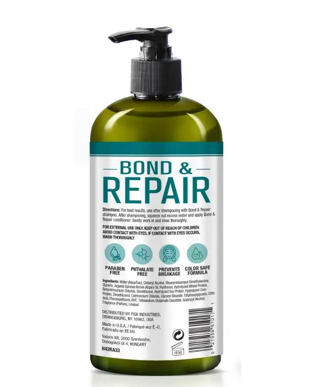 Hair Chemist Bond & Repair Bonding Hair Treatment Argan Conditioner for Damaged Hair 33.8 oz.