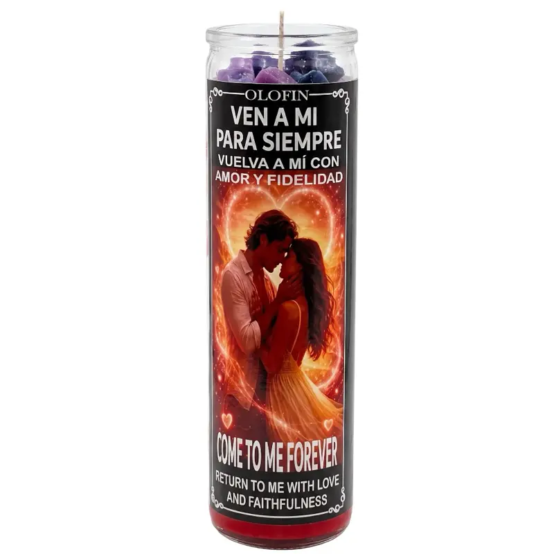 Ven A Mi Para Siempre (Come To Me Forever) Prepared Ritual Candle Perfumed