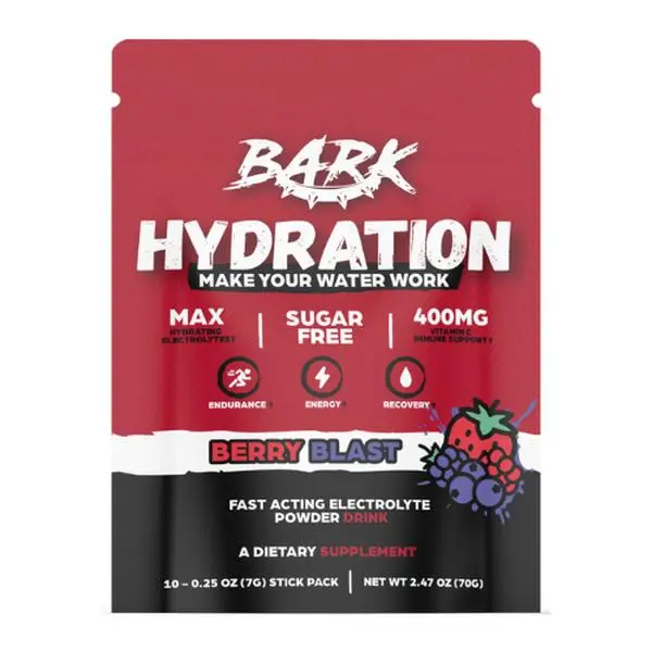 BARK Hydration – Berry Blast - Sugar Free Electrolyte Drink Mix | 10 ...
