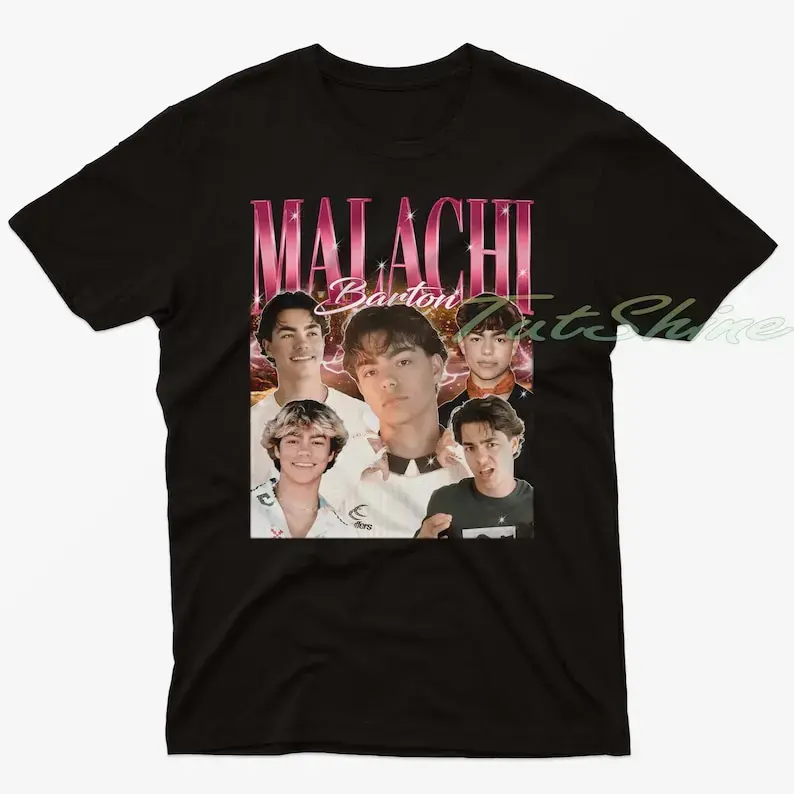 MALACHI BARTON Vintage Shirt, Malachi Barton Kids TShirt, Malachi Barton Fan Tees, Malachi Barton Retro 90s Shirt, Malachi Barton Merch Gift minimalist design, quick-dry moisture wicking, vintage style Badass Alternative Fashion Fans