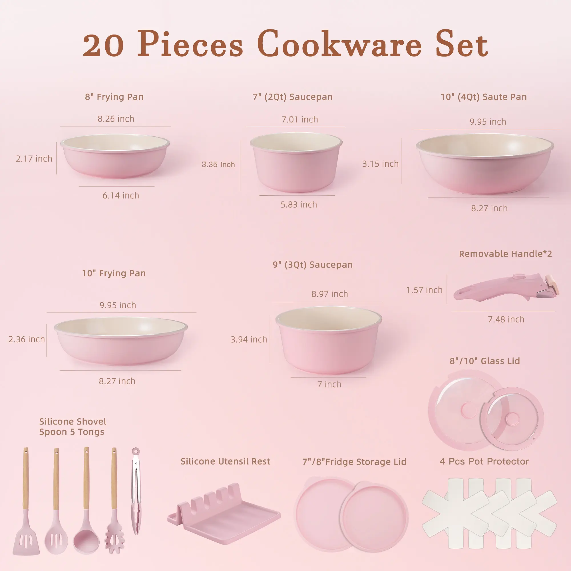21-Piece pot set