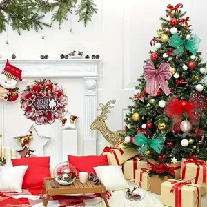 Mesh Ribbon Roll, 2 Counts/set Decorative Mesh Ribbon, DIY Decorative Supplies for Wedding Birthday Party, Christmas Decoration Supplies